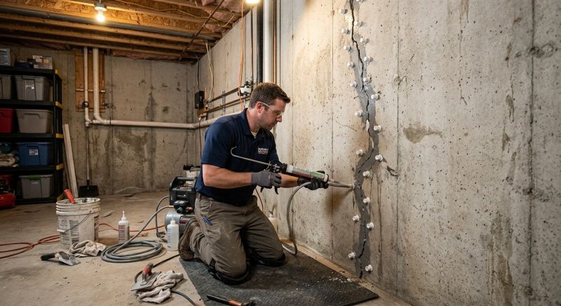 Basement Crack Repair