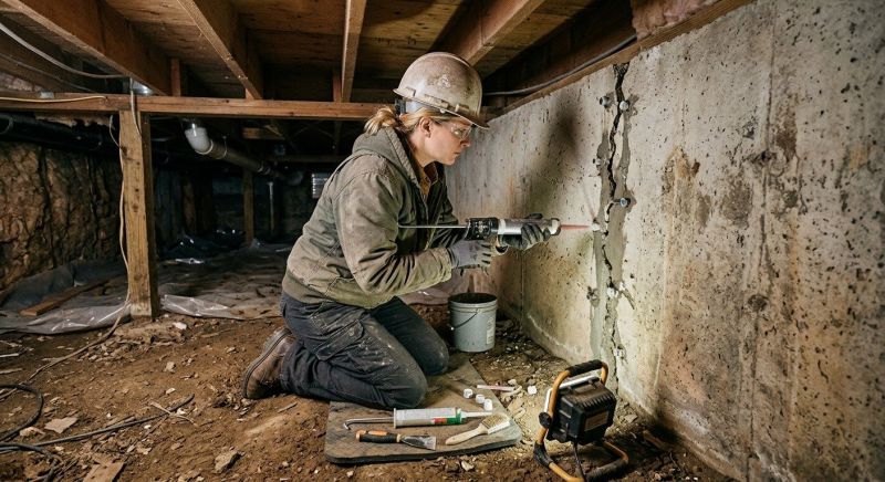 Basement Foundation Repair in Langley, WA