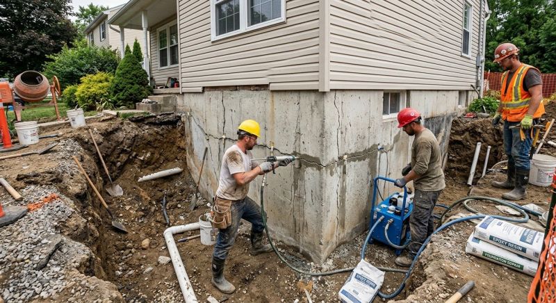 Cracked Foundation Repair in Marysville, WA