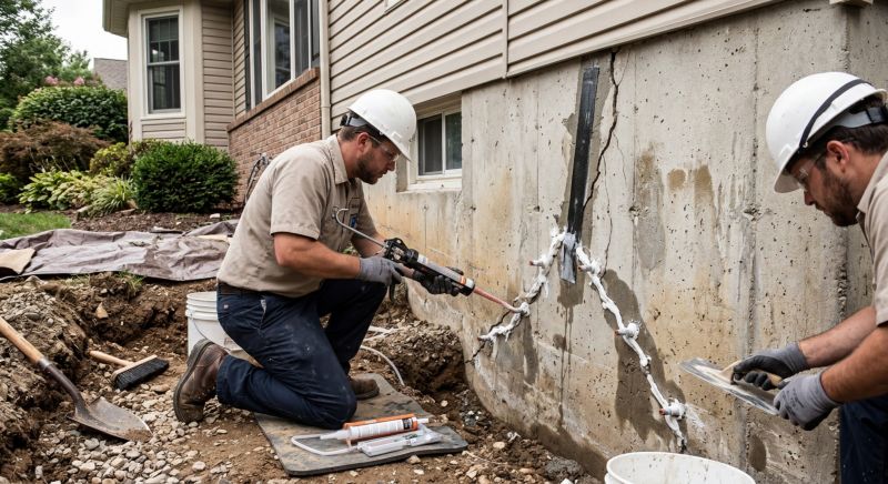 Cracked Foundation Repair in Monroe, WA