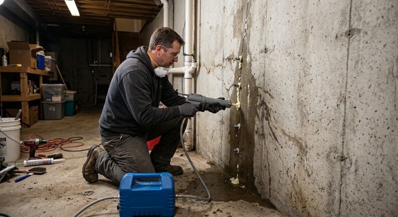 Cracked Foundation Repair in Mukilteo, WA