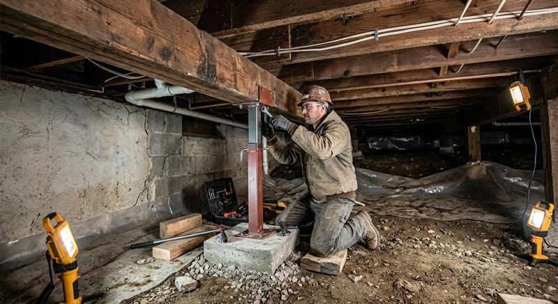 Crawl Space Leveling in Snohomish, WA