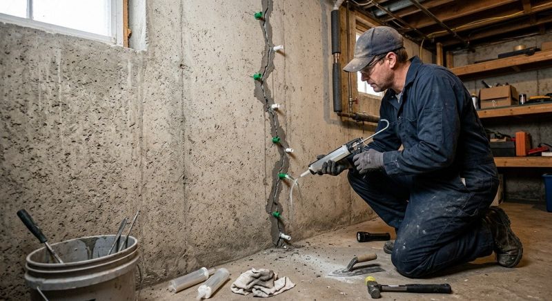 Foundation Crack Repair in Duvall, WA