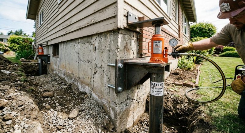 Foundation Lifting in Seattle, WA