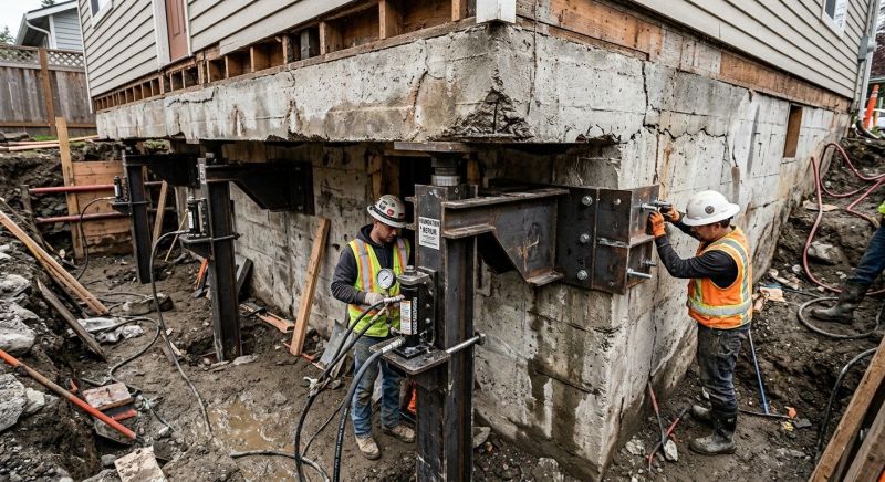 Foundation Lifting in Woodinville, WA
