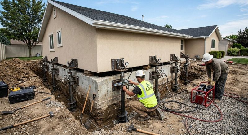 Foundation Pier Leveling in Snohomish, WA