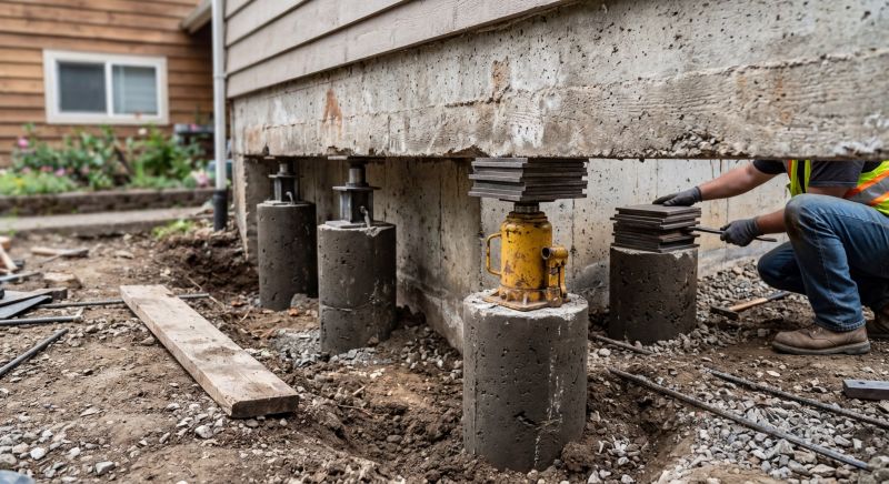 Foundation Pier Leveling in Snohomish, WA
