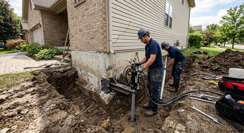 Foundation Settlement Repair in Snohomish, WA