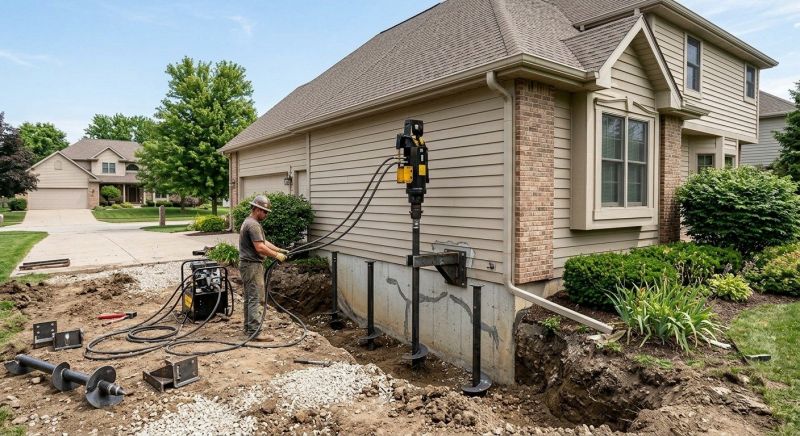 Helical Piers Installation in Snohomish, WA