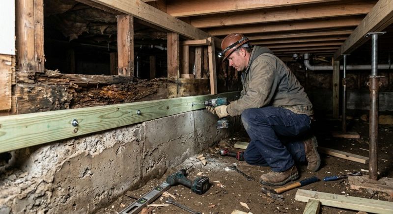 Sinking Foundation Repair in Everett, WA